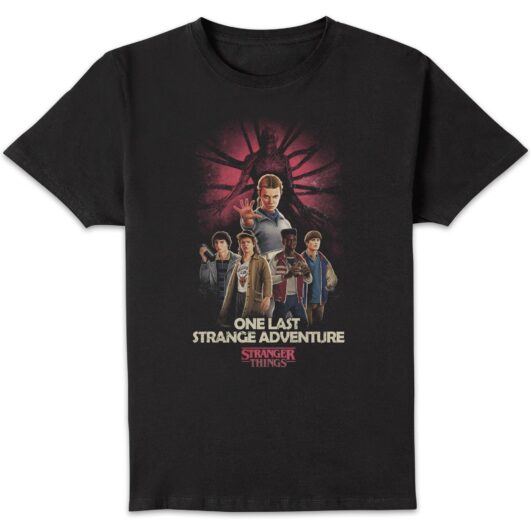 Stranger Things One Last Stranger Adventure T-Shirt - Black - S