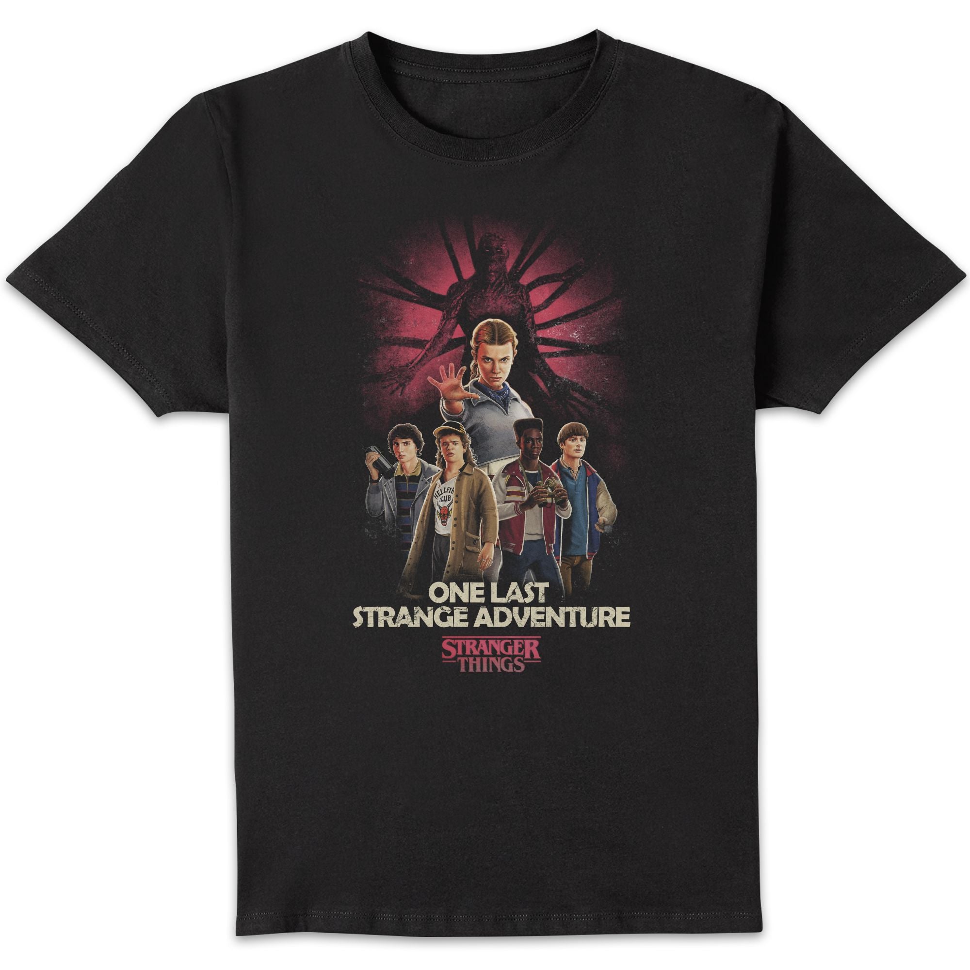 Stranger Things One Last Stranger Adventure T-Shirt - Black - S