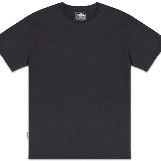 Wanda Organic Cotton Tee - Charcoal