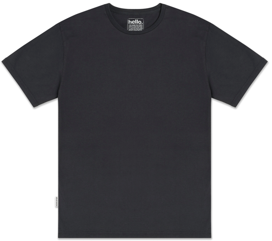 Wanda Organic Cotton Tee - Charcoal